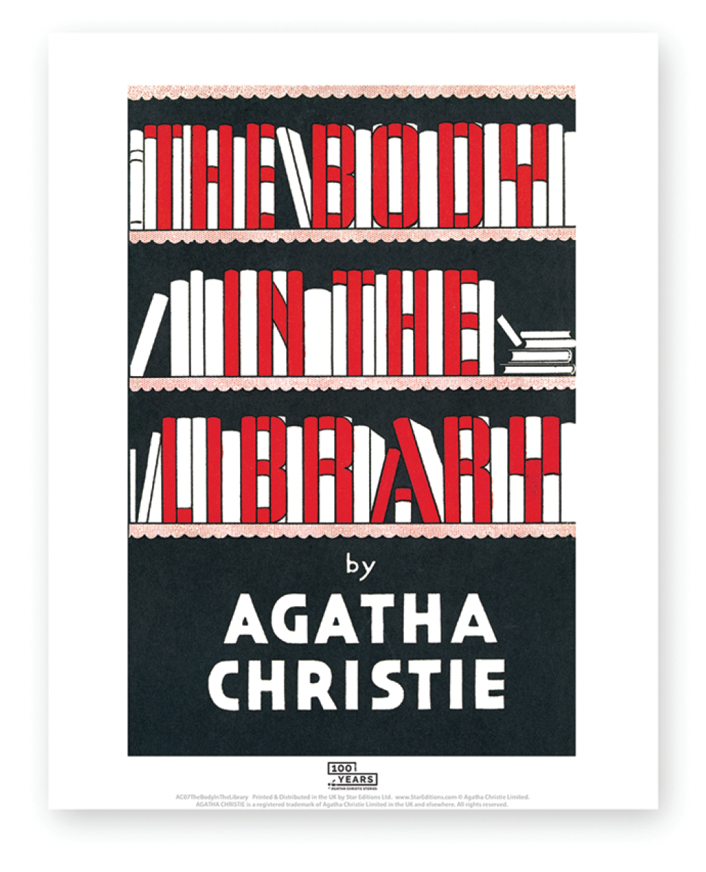 Agatha Christie poster The Body In The Library