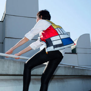 Mondrian foldable bag