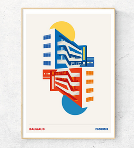 Isokon Bauhaus poster A3