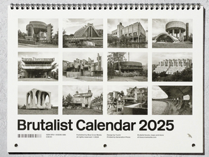 Brutalist Calendar 2025