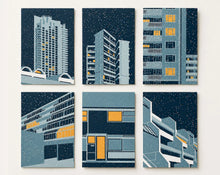 Load image into Gallery viewer, Modernist Estates Winter Greetings Cards
