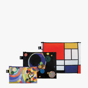Delaunay Kandinsky Mondrian bags