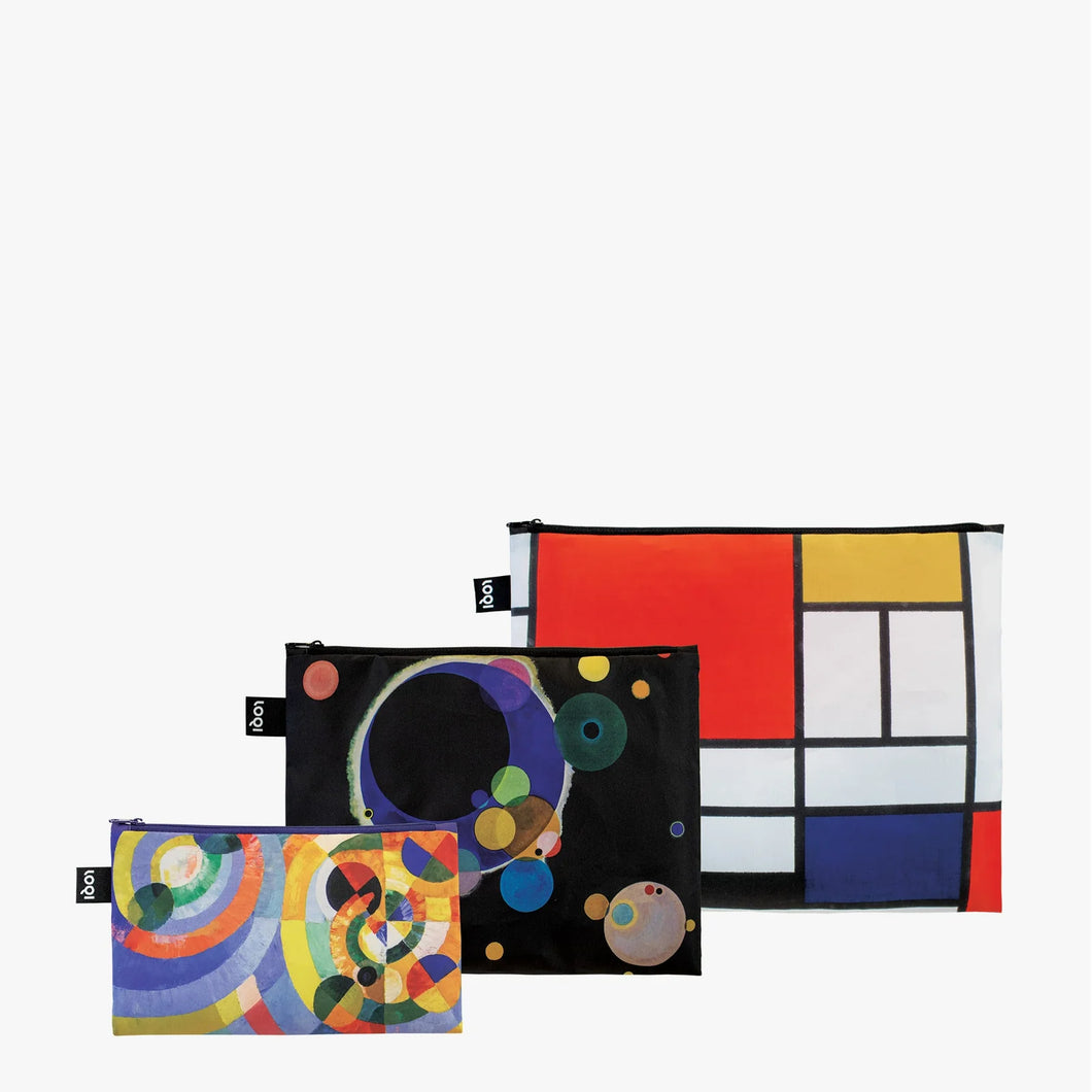 Delaunay Kandinsky Mondrian bags