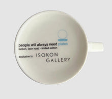 Load image into Gallery viewer, People Will Always Need  Plates Isokon mug light blue
