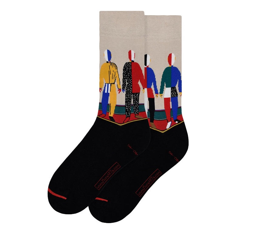 Socks Kazimir Malevich Sportsmen