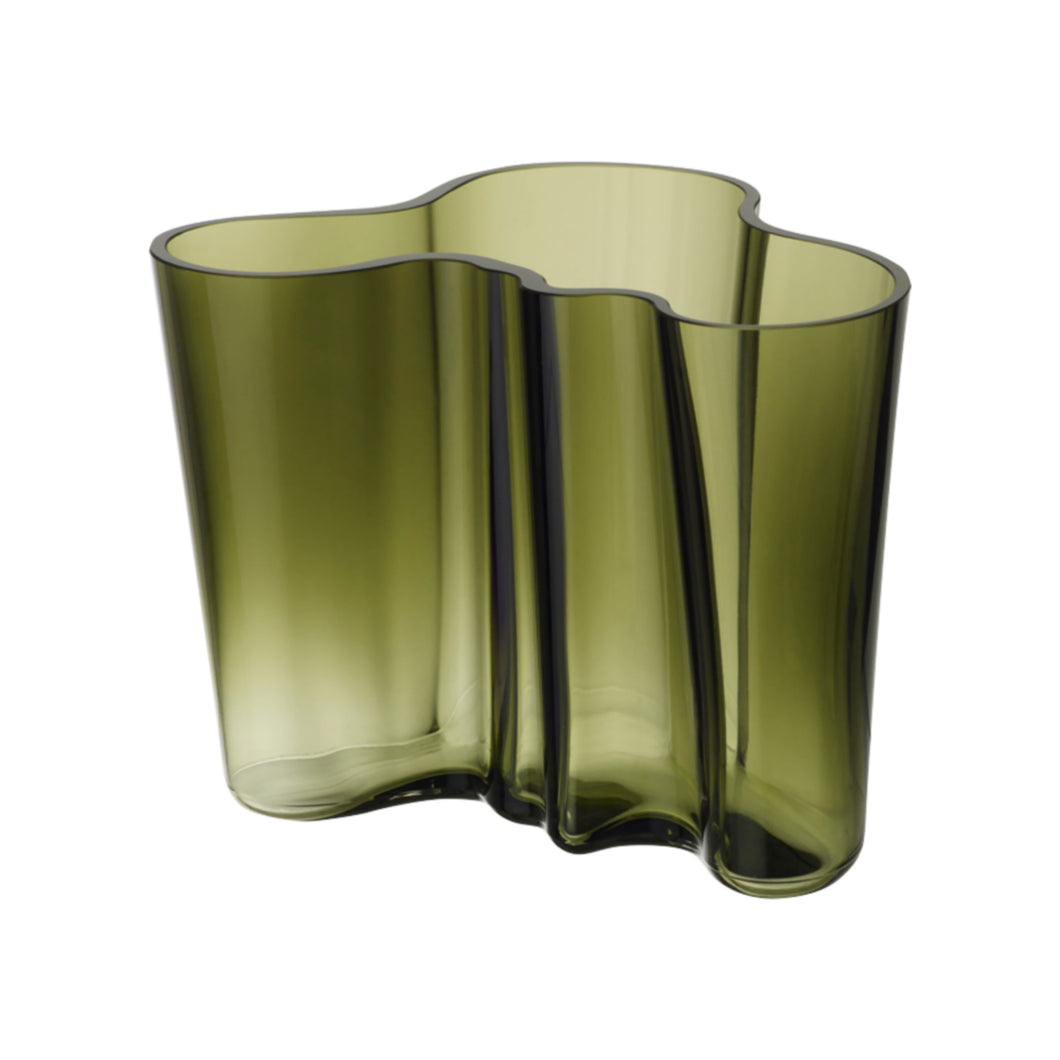 Alvar Aalto vase 160 mm moss green