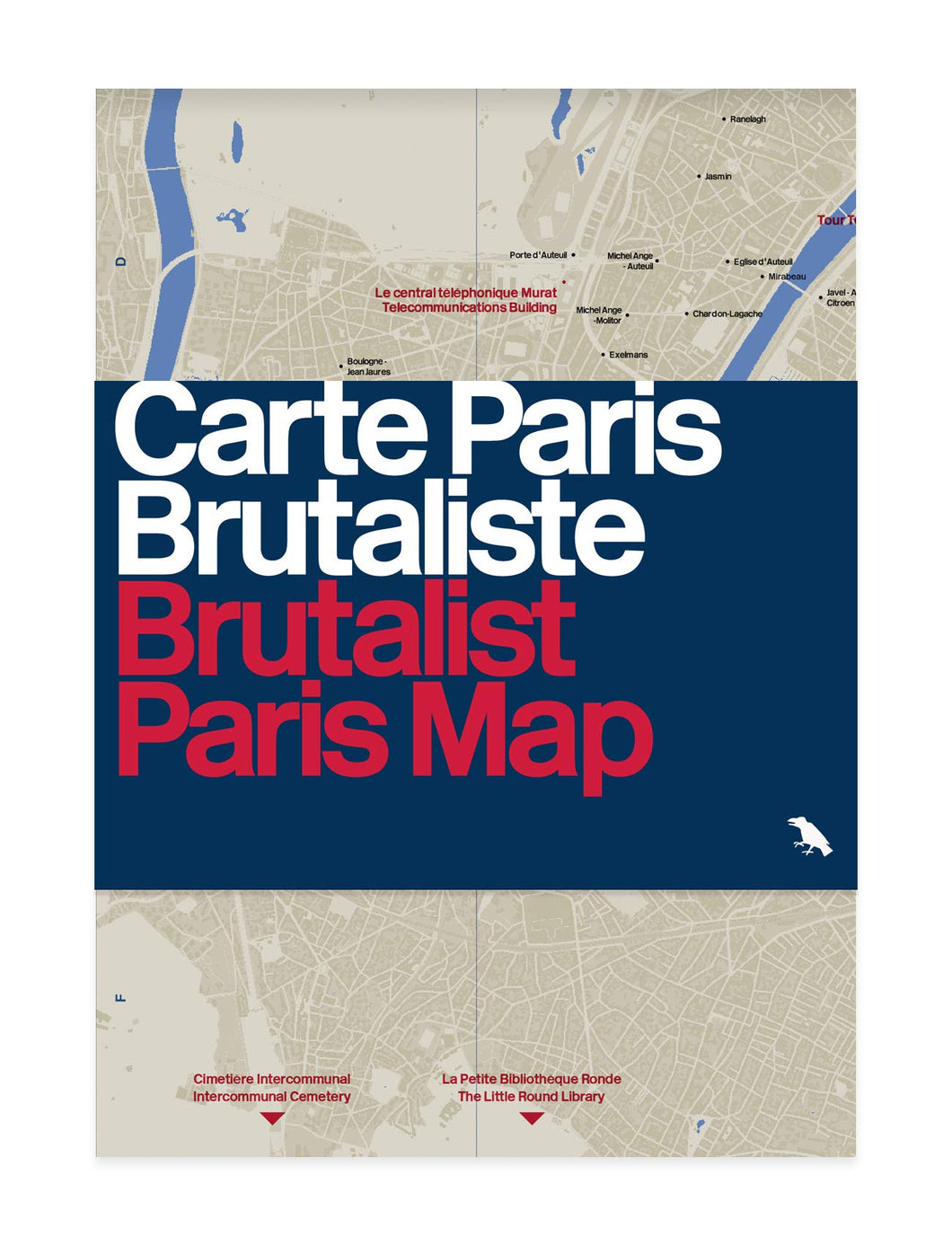 Map - Brutalist Paris