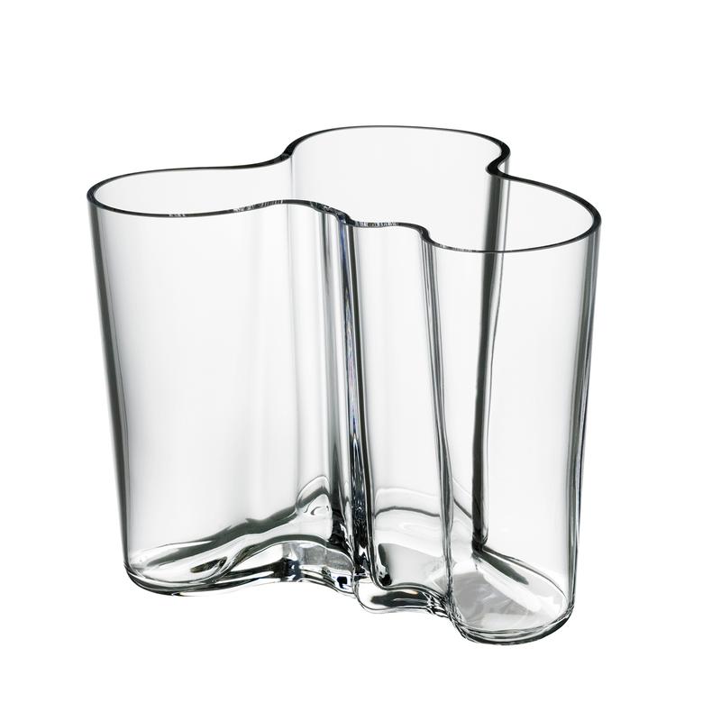 Alvar Aalto vase 120 mm clear