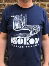 Load image into Gallery viewer, Isokon T-shirt by László Moholy-Nagy navy blue
