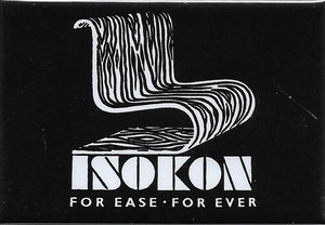 Isokon logo fridge magnet