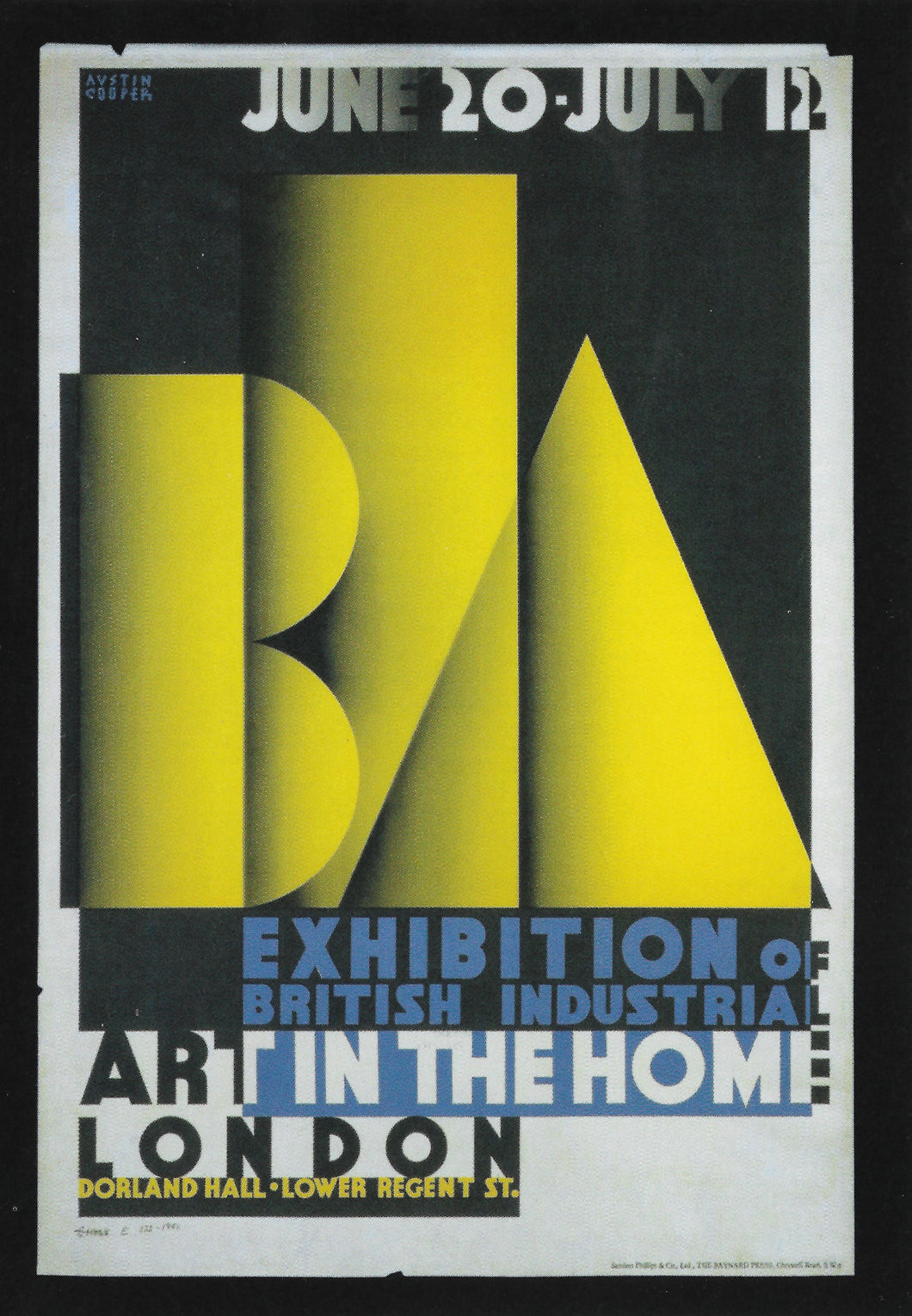 Postcard - Dorland Hall exhibition