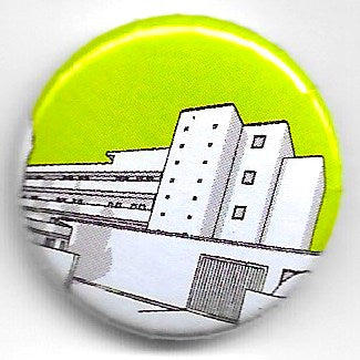 Lapel badge Isokon light green