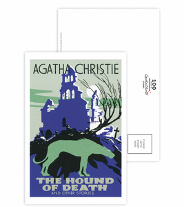 Agatha Christie postcard The Hound Of Death