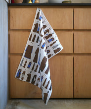 Load image into Gallery viewer, Lucienne Day tea towel Too Many Cooks
